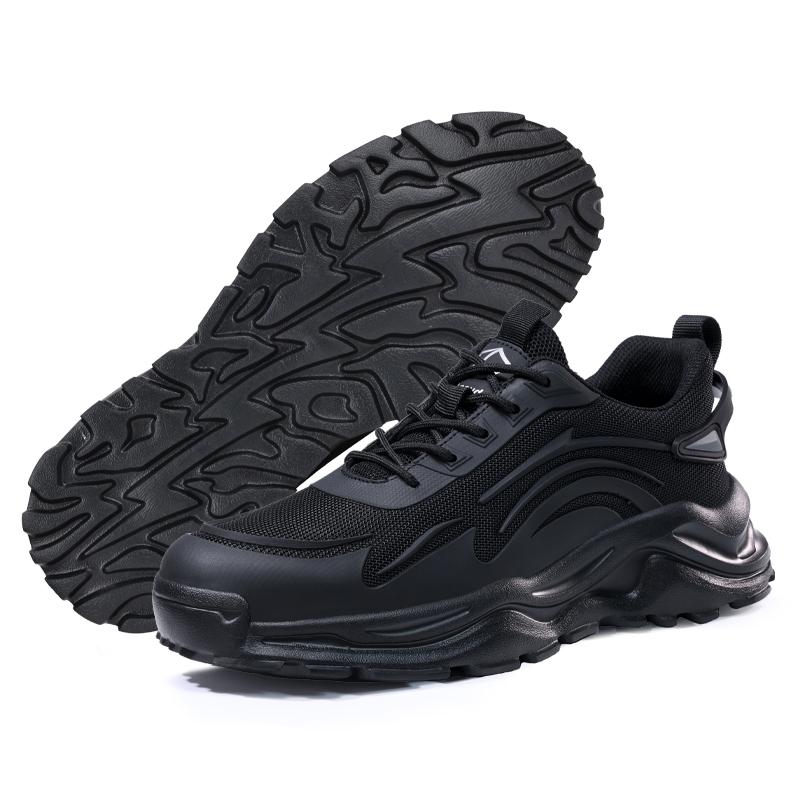 

Мужские ботинки с металлическим подноском, защитные ботинки, ультралегкие, противоударные, устойчивые к проколам, дышащие, для работы на открытом воздухе, промышленные, защитные 36