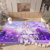 Emilia ReZero Anime Girl Floor Mat INS Style Soft Bedroom Floor House Laundry Room Mat Anti-skid Household Carpets