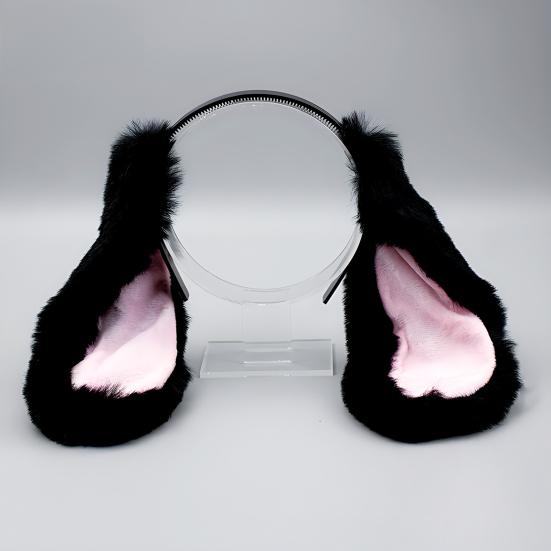 Hair Hoop Adjustable Comfortable Fit Elastic Festive Easter Headband with Playful Animal Ears