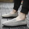 Fashion Man Shoe Ethnic Style Black Flat Breathable Slip-on Sneakers Designer Luxury Retro Hiking Classic Original Casual Shoes for Men