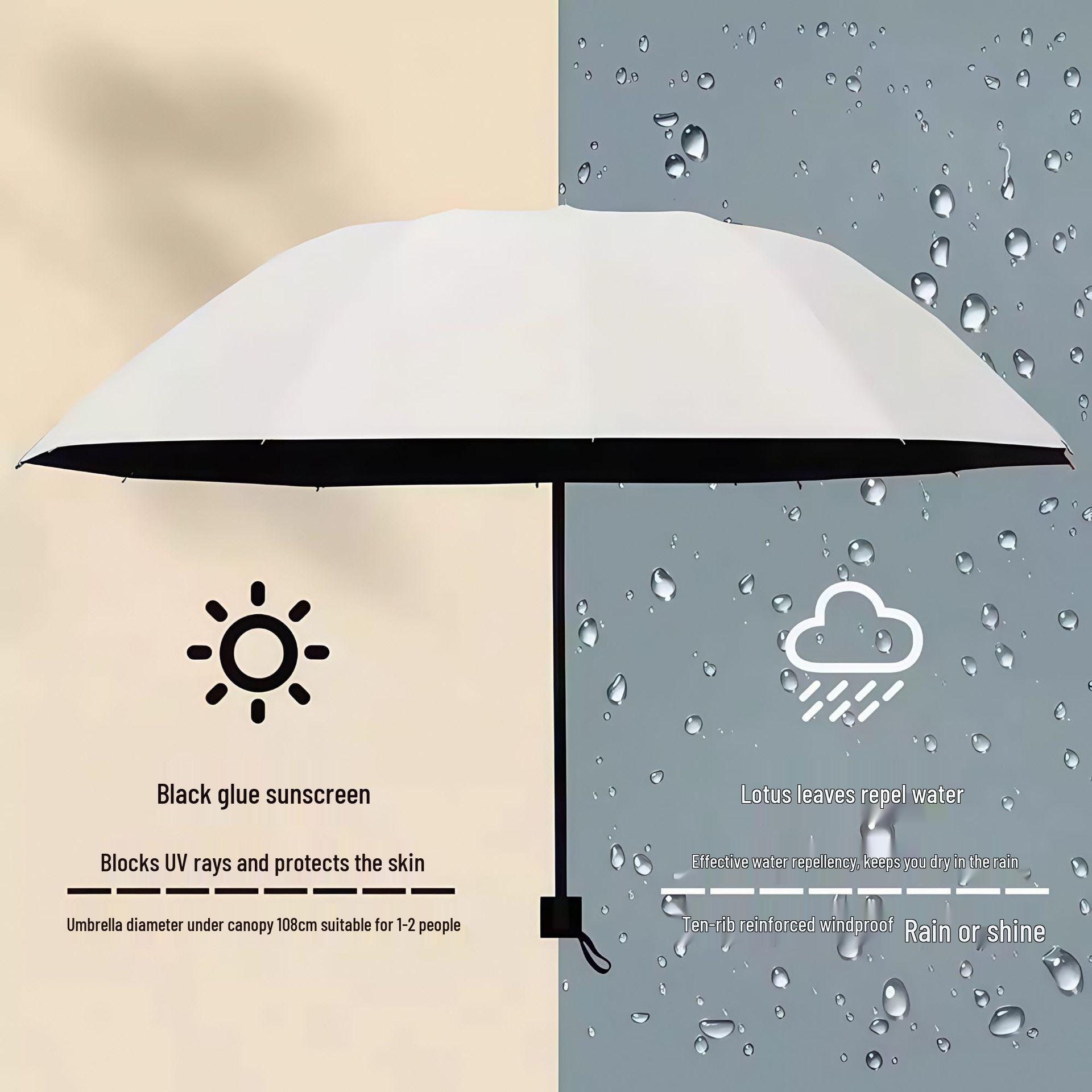 

Мужской XL 10-спицевый автоматический складной зонт двойного назначения для солнца и дождя