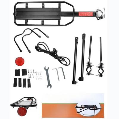 Schnellspann-Gepäckträger für Mountainbike