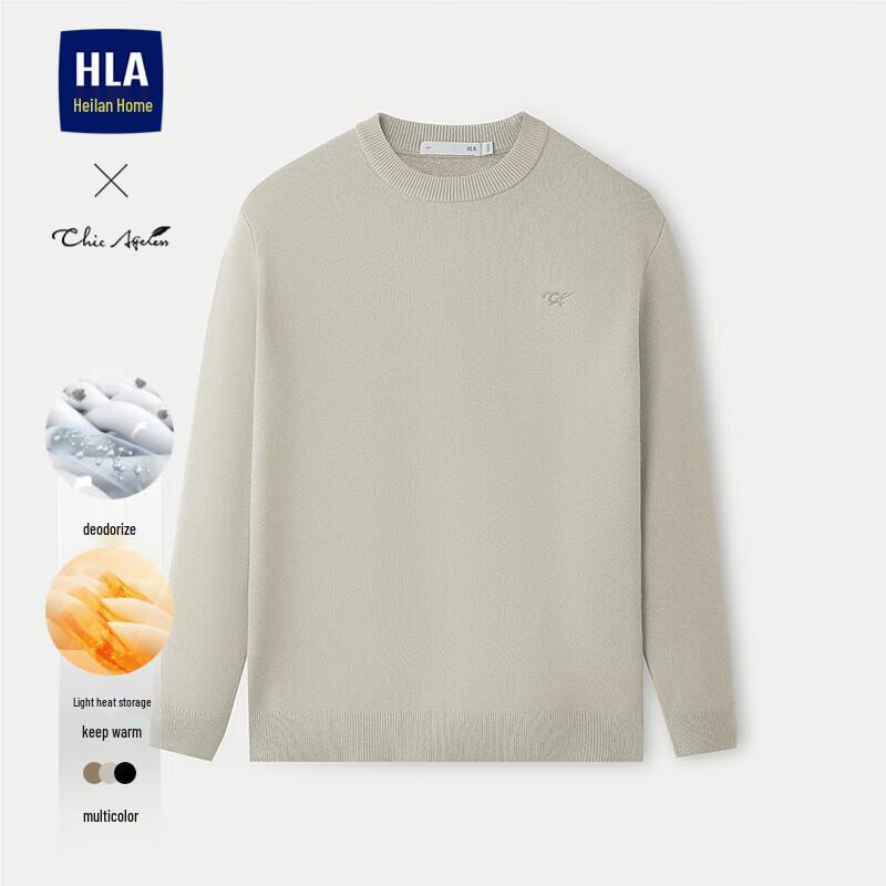 

HLA Men s Chic Ageless Round Neck Knit Sweater XL