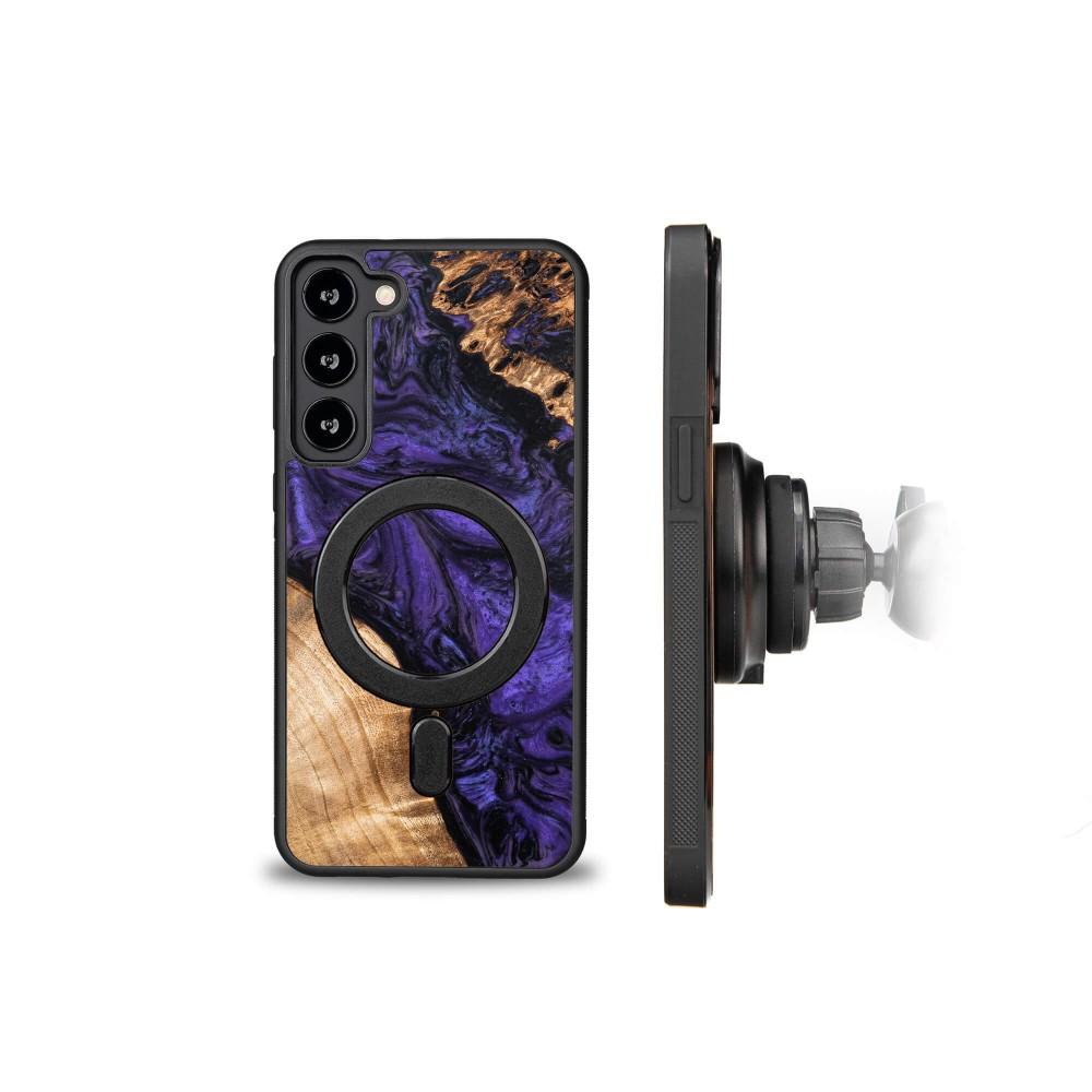 Bewood Unique case for Samsung Galaxy S23 Plus - Violet with MagSafe