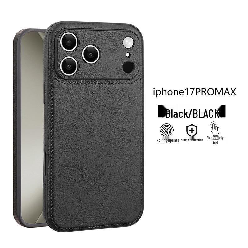 Husă Business din Piele Retro pentru iPhone 17 Pro Max/Air, Acoperire Completă, Anti-Cădere