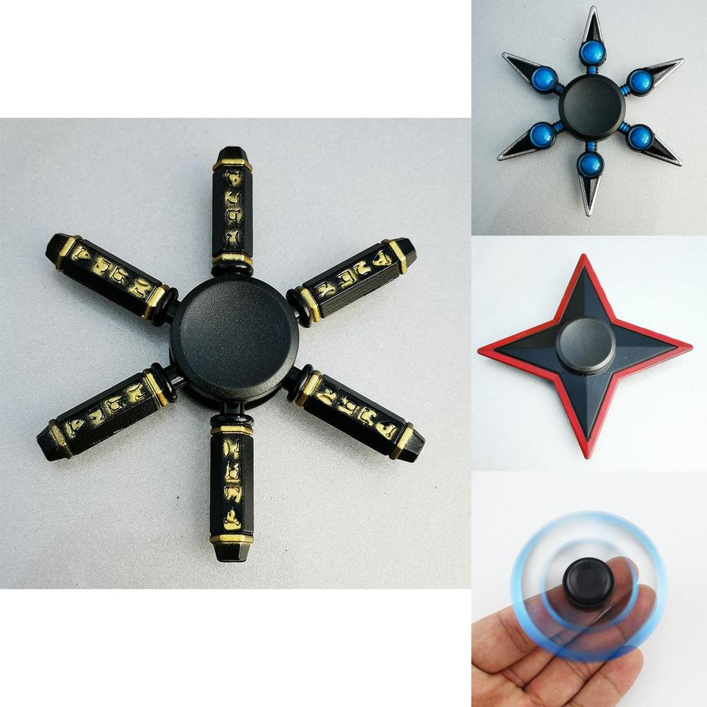 Naruto Shuriken Fingerspinner Hochgeschwindigkeitsrotation Antistress-Spielzeug für Kinder und Erwachsene