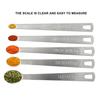 5Pcs/Set Stainless Spoons Kitchen Steel Seasoning Measuring Tool Baking Cooking