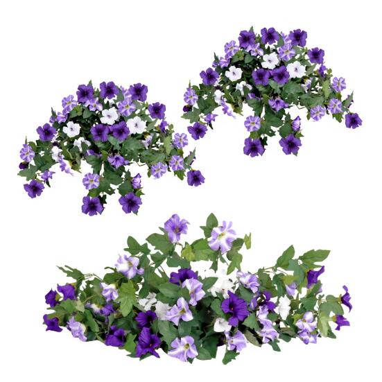 Künstliche Blume Kaskadierende Grüne Blätter Pflanze Realistisch Nicht-Verwelkend Dekorative Blüte Leuchtende Farbe Kunstblume Innen Außen Zuhause Hochzeit Party Deko