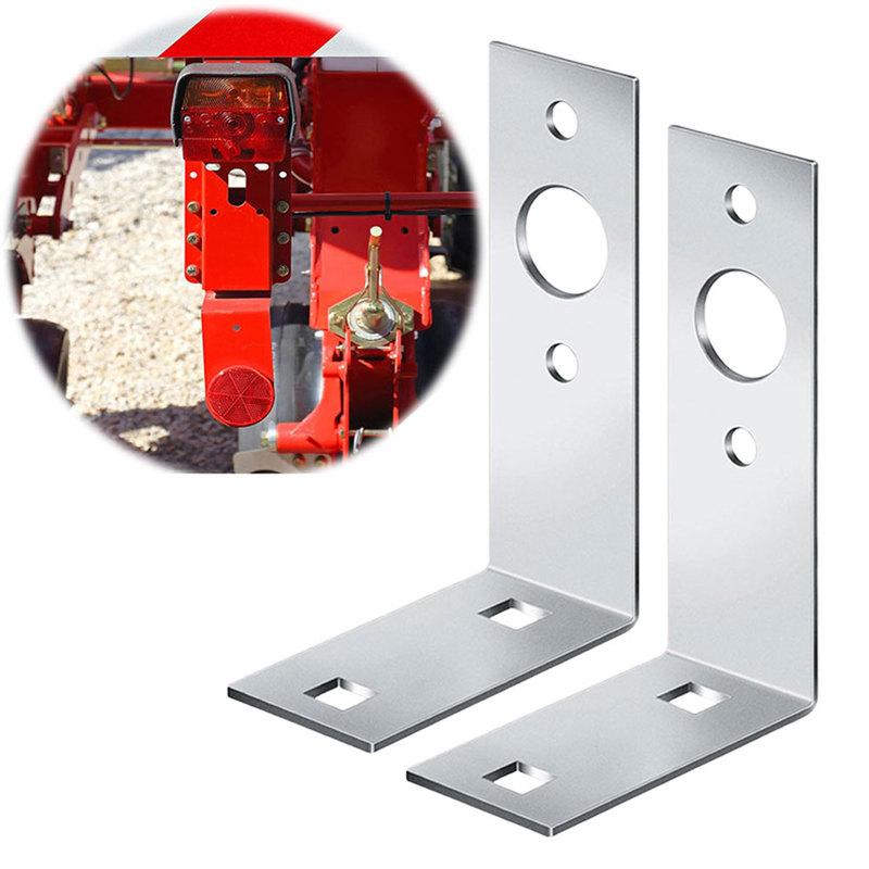 2 Pcs Trailer Taillight Bracket L Shape Tail Light Mounting Bracket Trailer Light Brackets for Hauling Equipment Boat Trailer