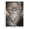 Golden Compass Knife and Glass Throw Blanket Luxury Brand Heavy Blankets Ands Furrys Blankets