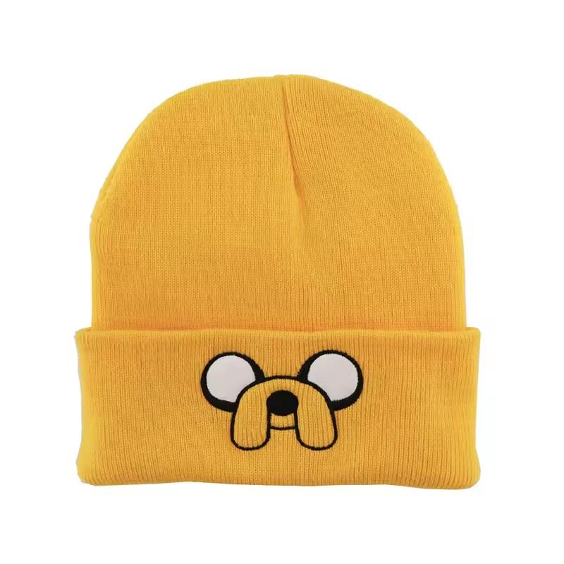 New Knitted Beanies Hat Anime Embroidered Beanie Men Women Autumn Winter Warmer Skull Bonnet Outdoor Windproof Ski Skullies Hats