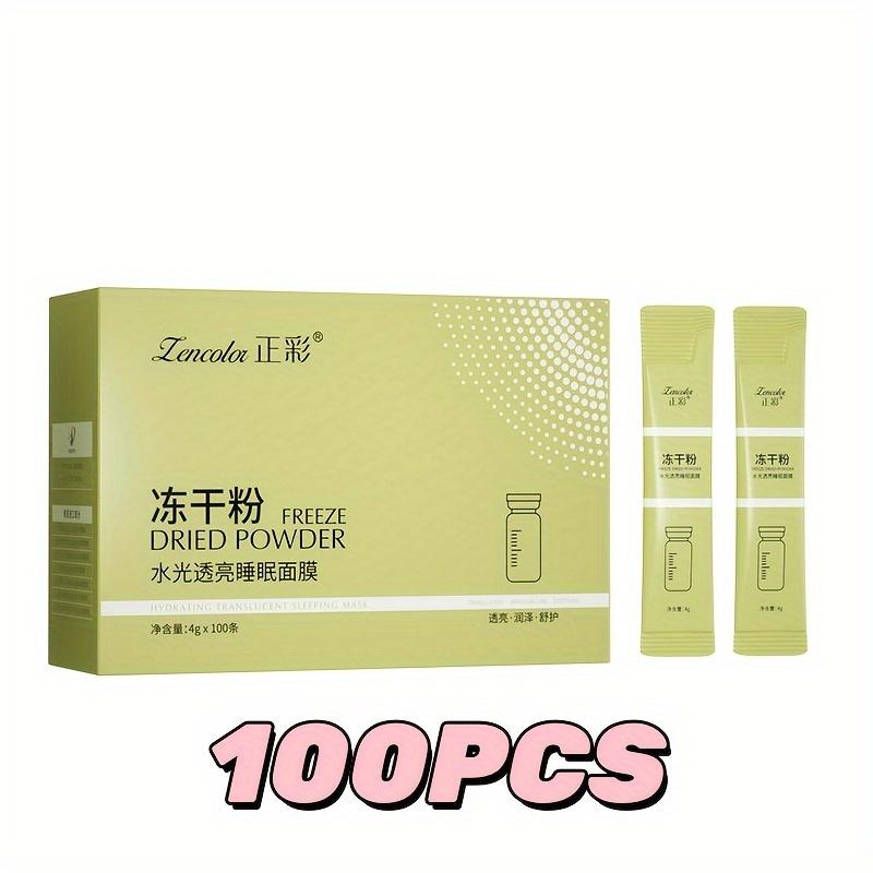 Hypoallergene feuchtigkeitsspendende Schlafmaske - 1 Box (100 Packungen) Lazy Mask für alle Hauttypen, waschfrei, tragbar – Gesichtspflege für die Nacht