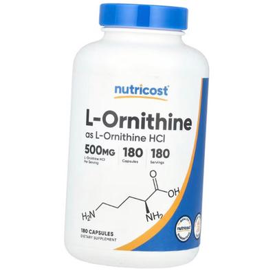 Ornithine In Capsules, L-Ornithine 500, 180caps (27647011)