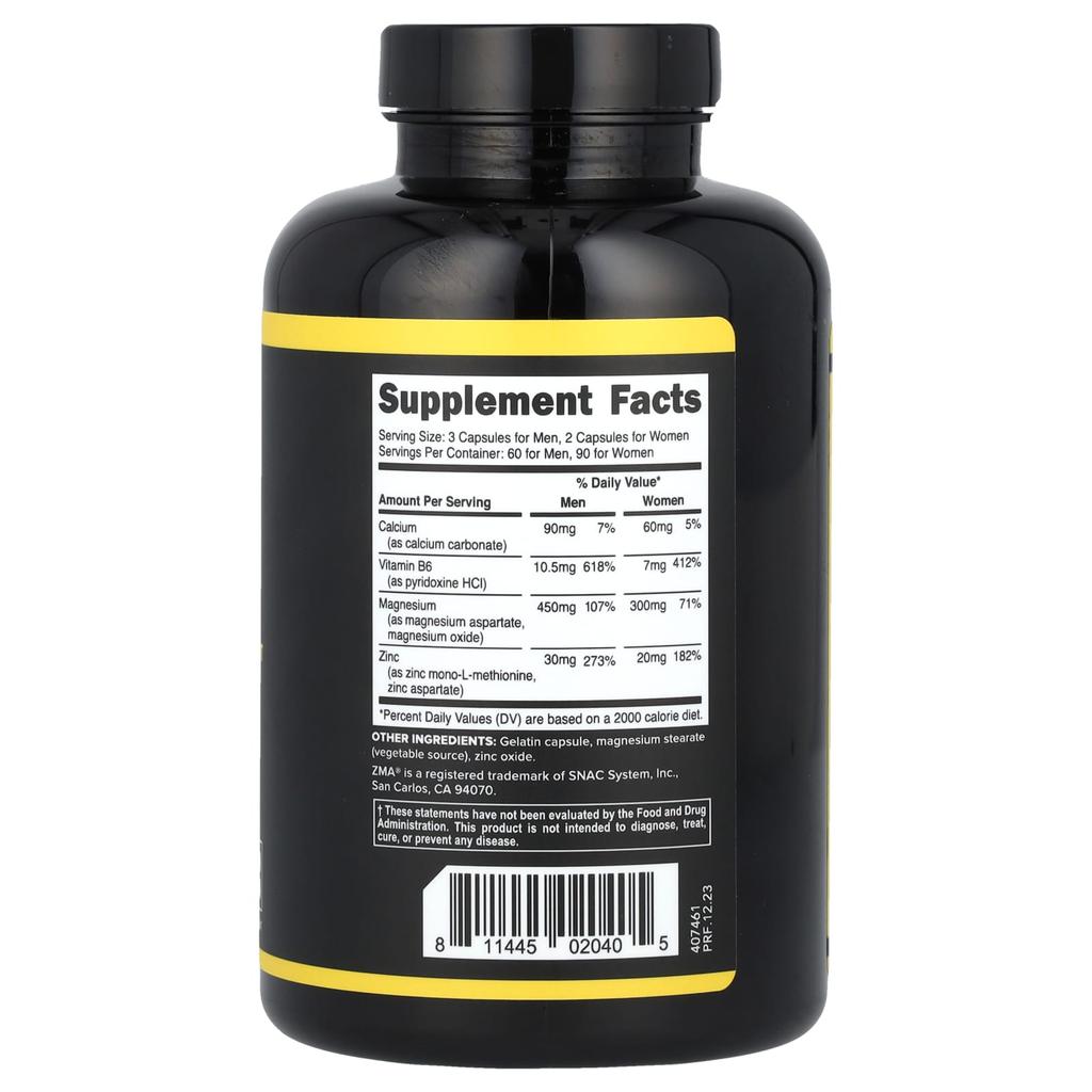 Primaforce ZMA®, Anabolic Mineral Support, 180 Capsules