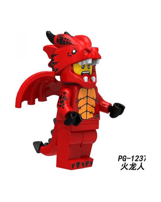 Cartoon Nette Tiere Pumpen Serie Kaninchen Kuh Lebkuchenmann Katze Hund Dargon känguru hirsch Bausteine ​​Spielzeug