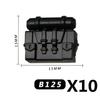 Military Building Blocks MOC Star Movie Characters Solider Figures War Mini Bricks Weapons Accessories Guns Cloak Axe Armor
