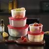 Thickened Microwave-Safe Round Food Storage Container Set