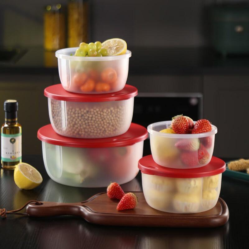 Microwaveable Round Food Storage Container Set