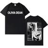 Singer Olivia Dean New Album Tour Tshrit Fashion Oversized Y2K Short Sleeve Tee Mens Womens Oversized Cotton Casual Cozy Tshrits