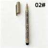 Waterproof Quick-Dry Black Fine-Liner Pen for Manga Art and Outlining