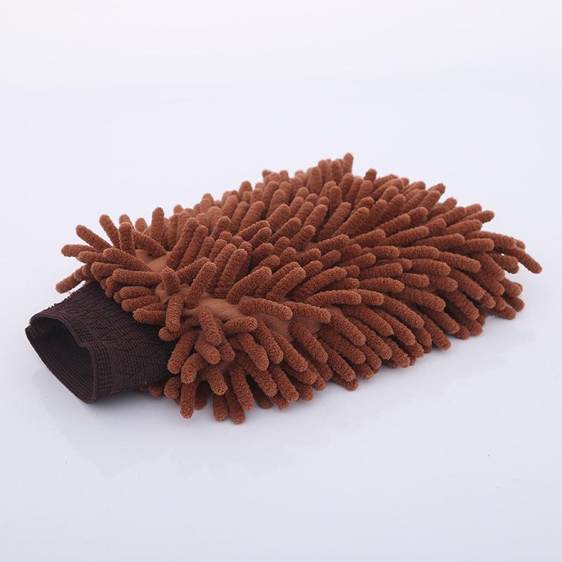 Chenille Double-Sided Car Wash Mitt - Car Cleaning Tool & Accessory