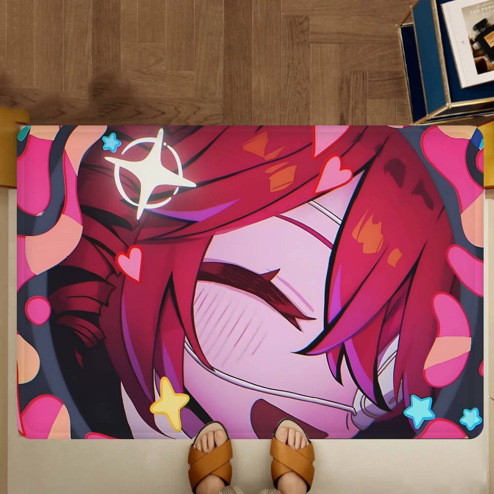 Vocaloid Teto Singer girl Floor Mat Rectangle Anti-slip Home Soft Badmat Front Door Indoor Outdoor Mat Hotel Decor Mat