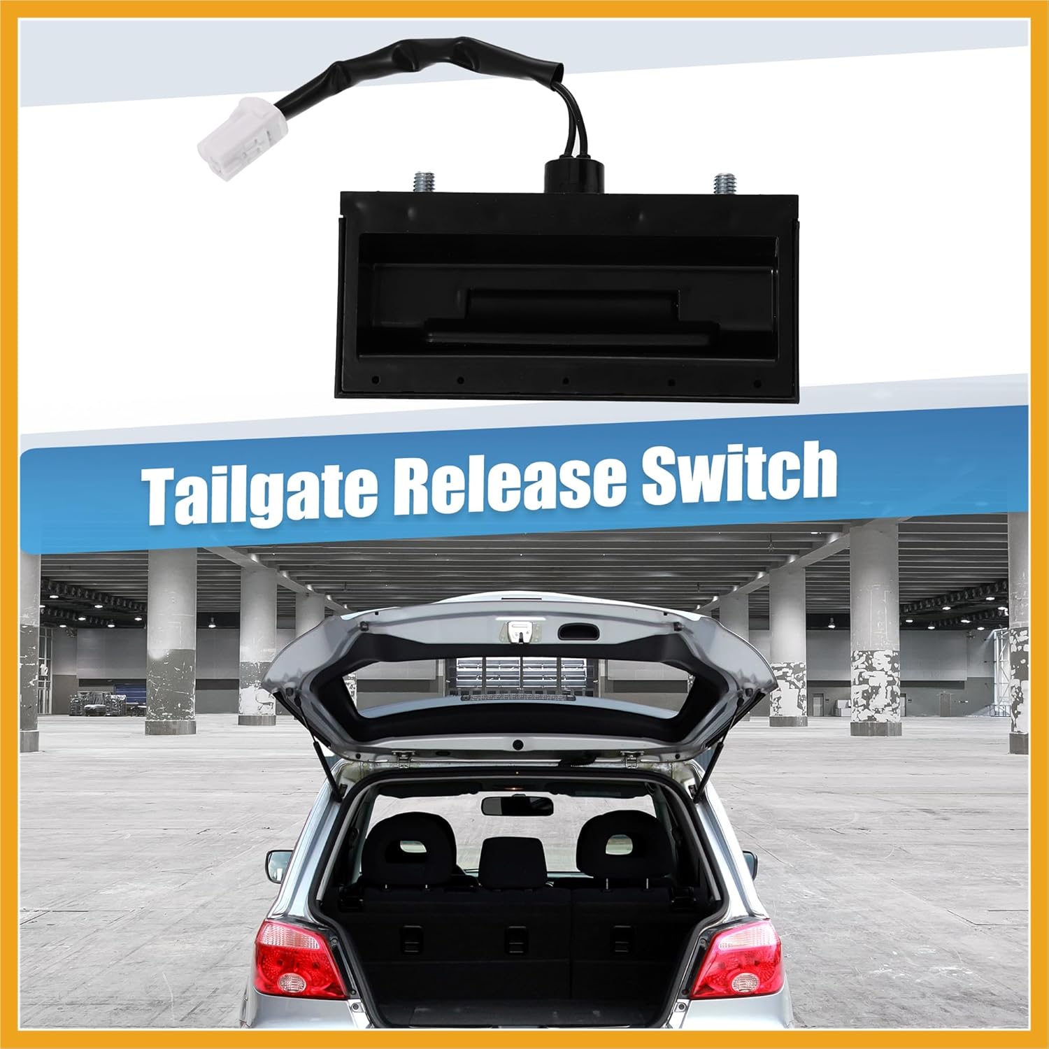 MR599766 Rear Hatch Tail Gate Tailgate Release Handle for Mitsubishi Endeavor 2004 2005 2006 2007 Trunk Rear Hatch Handle Release Switch Replacement