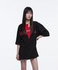 FAKEMAMA [Fake Mama X Alchemist] Logo Layered Dress Top_Black