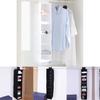 Luxurious Black 6-layer Narrow Cube-shaped Bedroom Storage Organizer