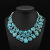 Turquoise Gemstone Handmade 925 Sterling Silver Adjustable Long Chain Statement Necklace For Women & Girls