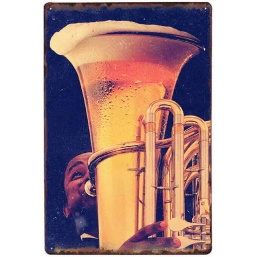 Vintage Miller High Life Beer Cup Metal Tin Signs Posters Plate Wall Decor for Home Bars Garage Cafe Clubs Retro Posters Plaque