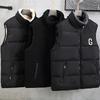 Tide Brand Wears Lamb Wool Stand-up Collar Vest On Both Sides, Male Winter Couple Student Warm and Thickened Zebra Pattern Jacket
