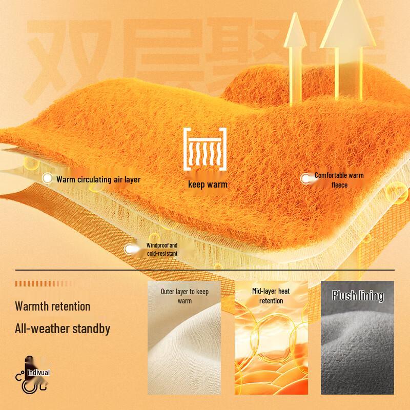 JEEP SPIRIT Men's Fleece Half-Zip Stand-Collar Sweatshirt