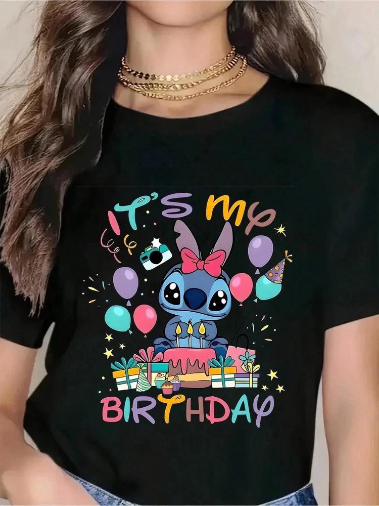 Stitch Birthday TShirt Unisex 3 S