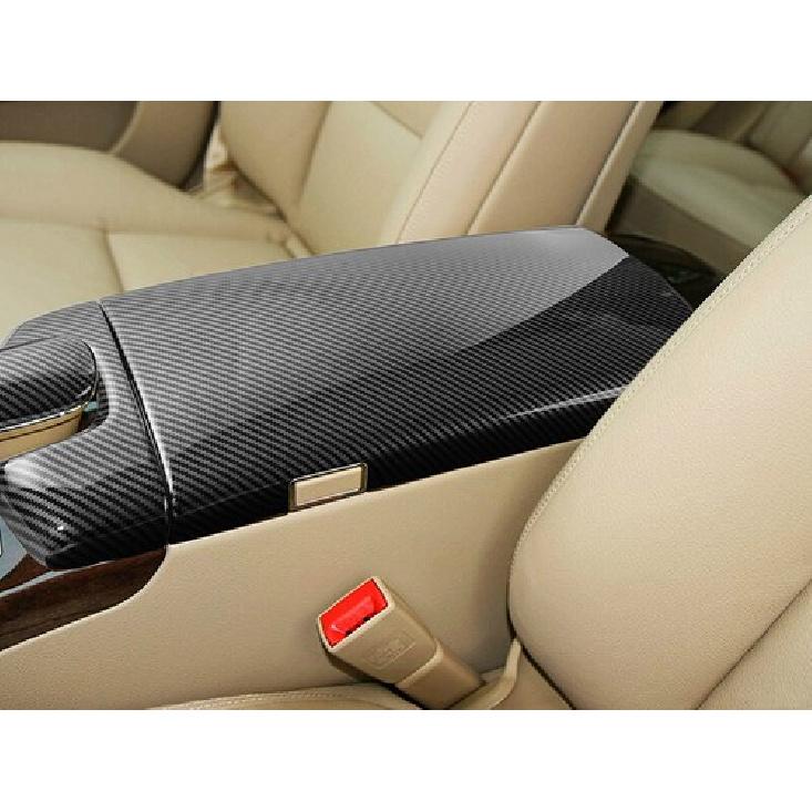 For Benz S Class W221 ABS Carbon Fiber Center Console Armrest Box Panel Cover