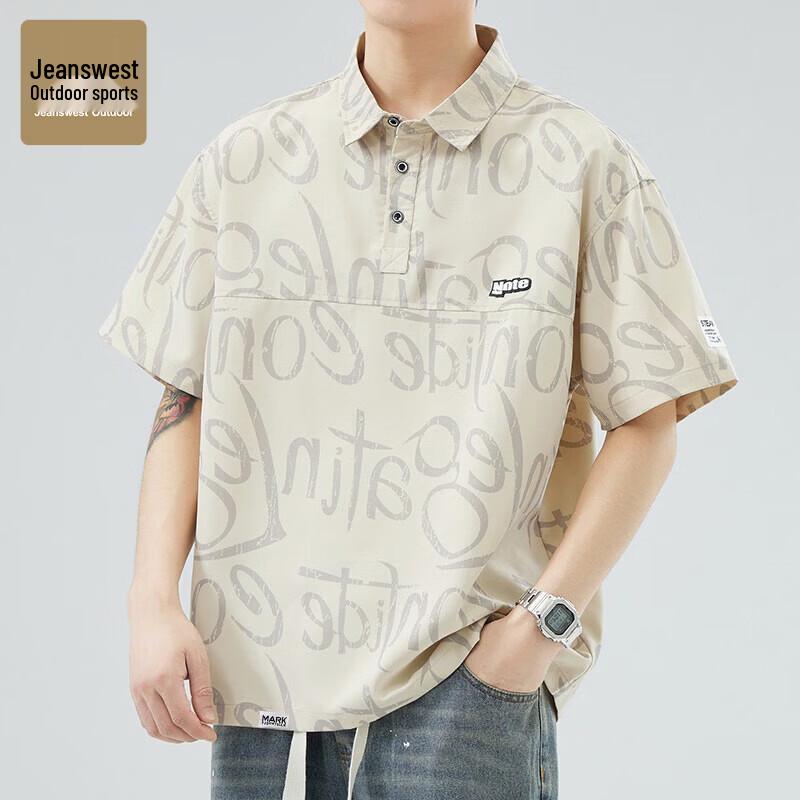 

Jeanswest Outdoor Men s Plus Size Short-Sleeve Polo Shirt 5XL
