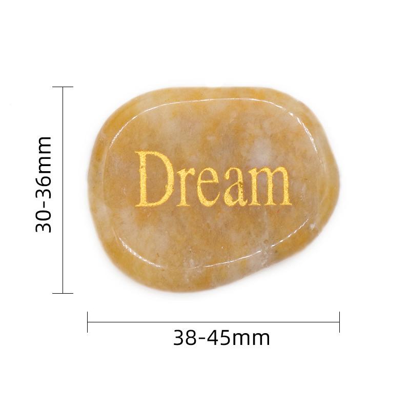 Inspirational Stones Highly Polished Natural River Rock Faith Stone DIY Rocks for Engraved Inspirational Polished Garden Stones