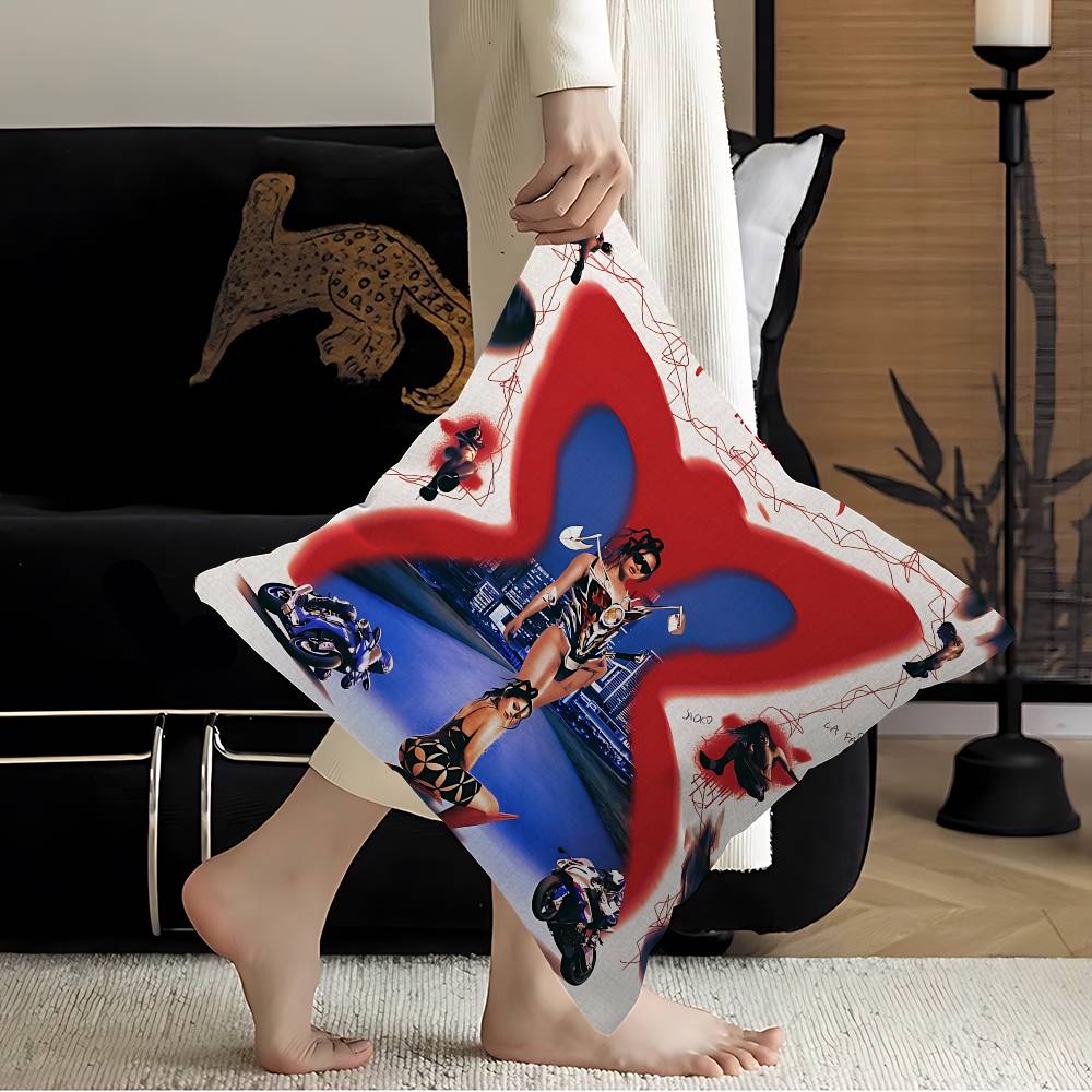 Singer Rosalia Spanish MOTOMAMI Personalized Pillow Cover Kids Bedroom Wild Party Decor Pillowcase kid Birthday shower Gift
