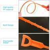 For 4 Pack Drain Snake Hair Remover Tool - Reusable Plumbing Unblocker for Kitchen, Bathroom, Shower, Toilet and Sink