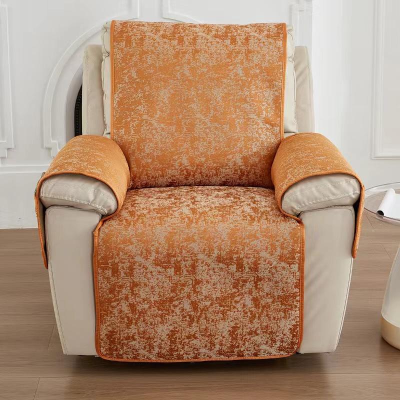 Soft Recliner Four Season Universal Luxury Leather Sofa Towel 1 Seater Sofa Protector Cover Non-slip Couch Covers