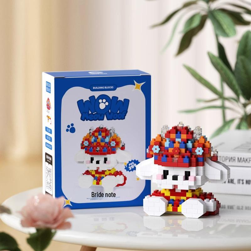 Children's Micro-Particle Building Block Animal Figurines: Creative Assembled Toys for Boys and Girls