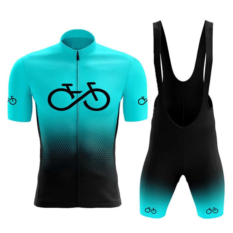 2026 Men's Summer Sweat Absorbing Cycling Suit Bicycle Short Sleeve Breathable Mountain Bike Clothing