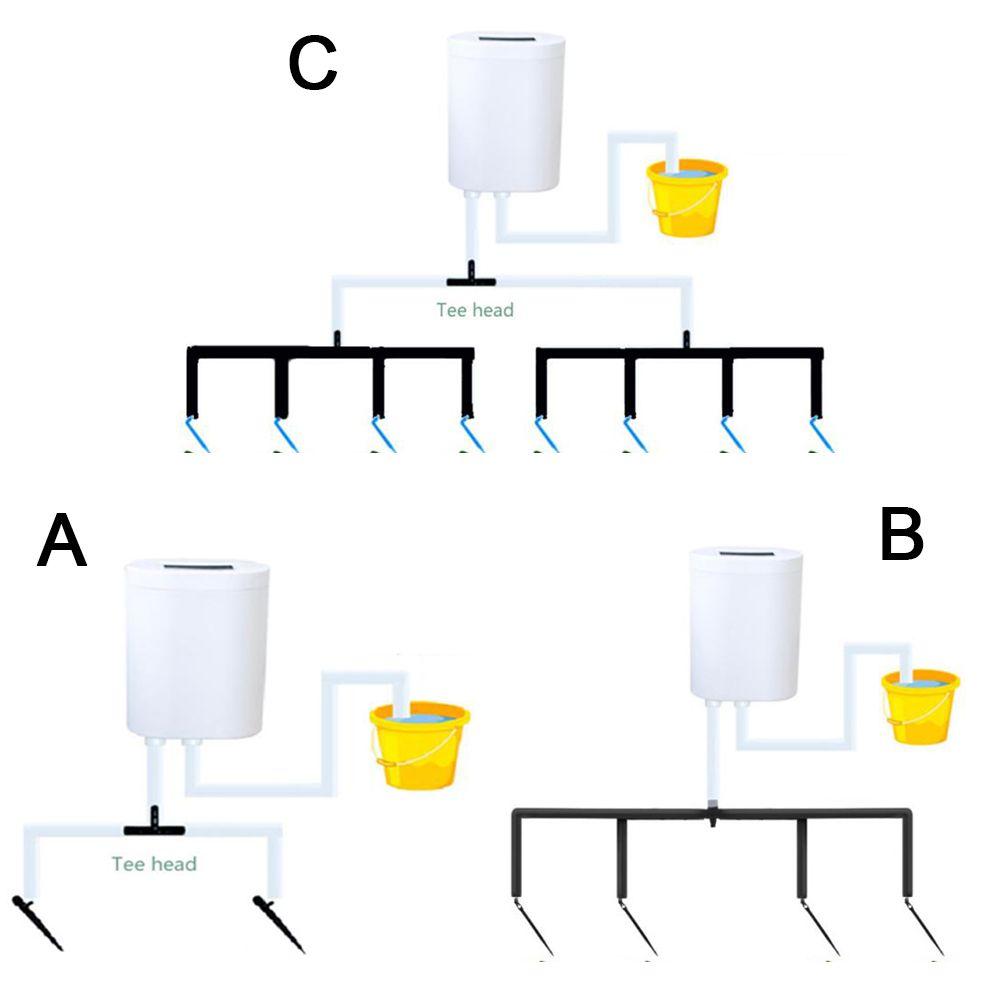 Plant Indoor Programmable Timer Watering System 8/4/2 Head Drip Irrigation Kits Double Pump