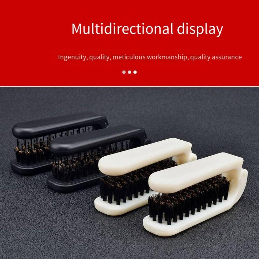 Curly Hair Dual Use Hair Comb Pig Mane Massage Comb Straight Roll Comb Beard Brush Folding Comb