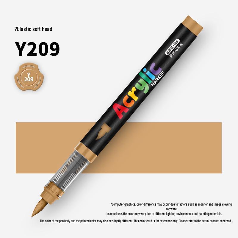 60-Color Soft Tip Liquid Ink Acrylic Marker Set for Primary School Art