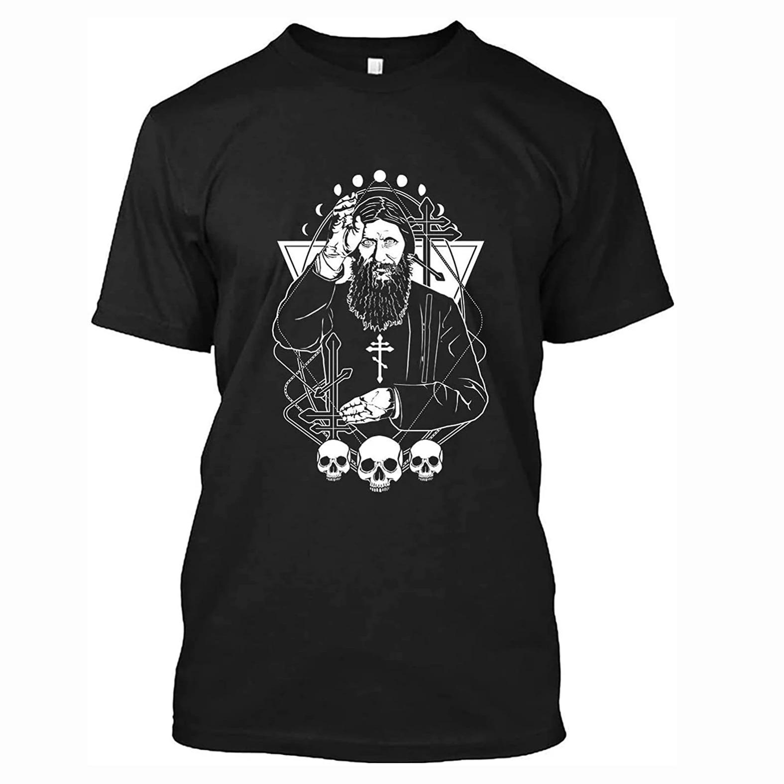 

Grigori Yefimovich Rasputin The Russian Mystic T-Shirt Short Sleeve 100% Cotton Casual O-Neck Summer Mens T-shirt Size S-3XL ... S разноцветный