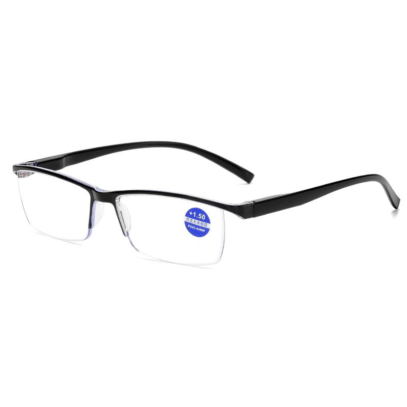 

Half Frame Eyeglasses Anti-Blue Light Reading Glasses Men Women Presbyopia Optical Spectacle Computer Eyewear 2.5