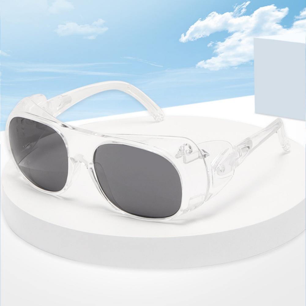 Safety Glasses Windproof Dustproof Goggles for Men Women Blue Blocking Protective Eyewear Large Frame Transparent Sunglasses