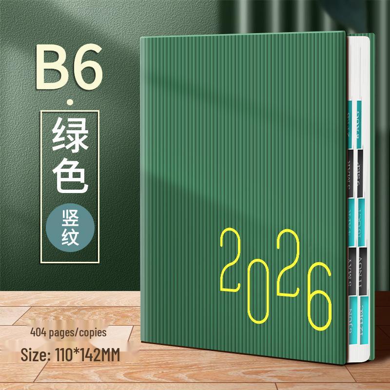 2026 A4 Daily Planner: Efficient, Thick, Self-Fillable Timeline Notebook