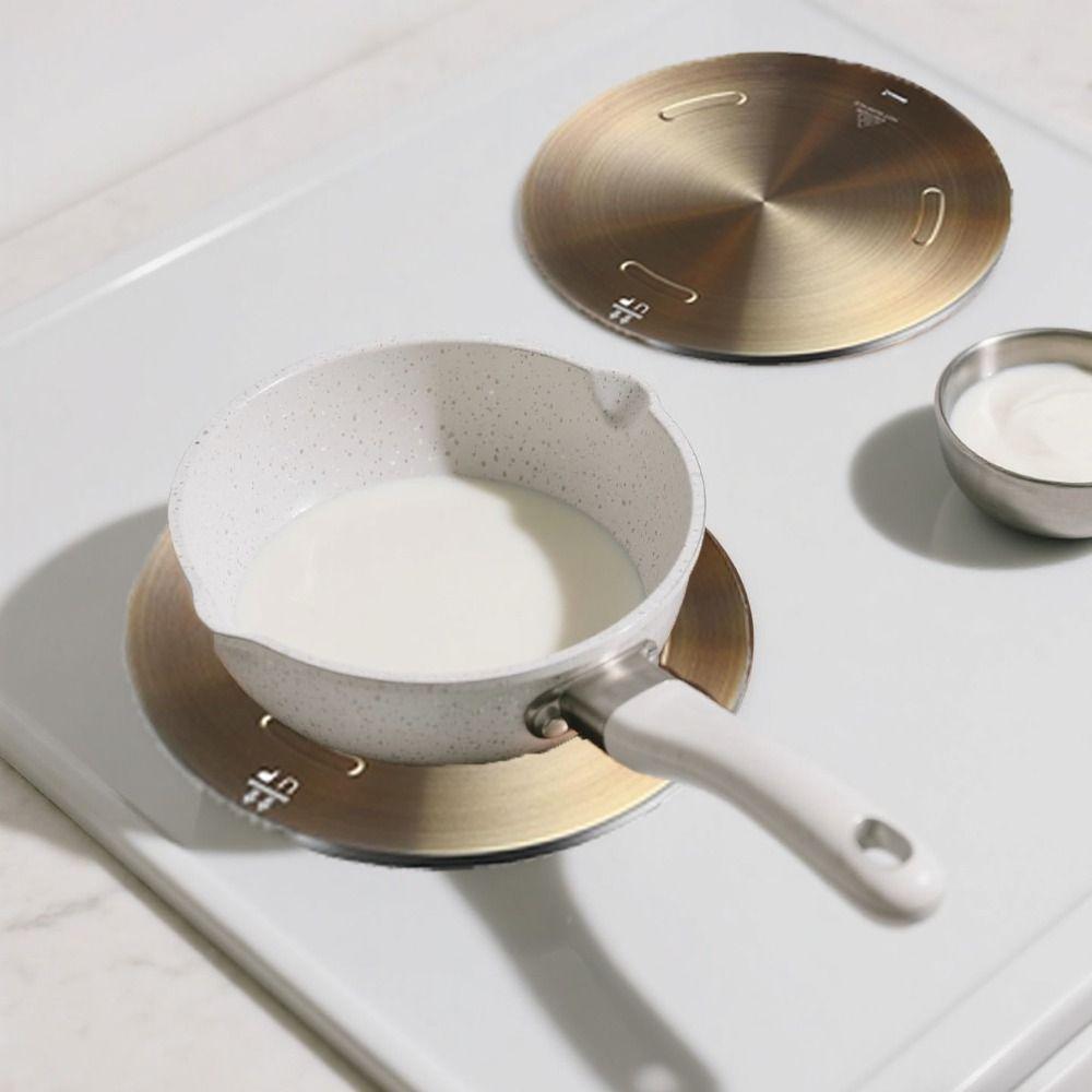 16/20/24/28 ס"מ פלטת הולכת חום לכיריים אינדוקציה, דיסקית העברת חום מפלדת אל-חלד, משטח בישול